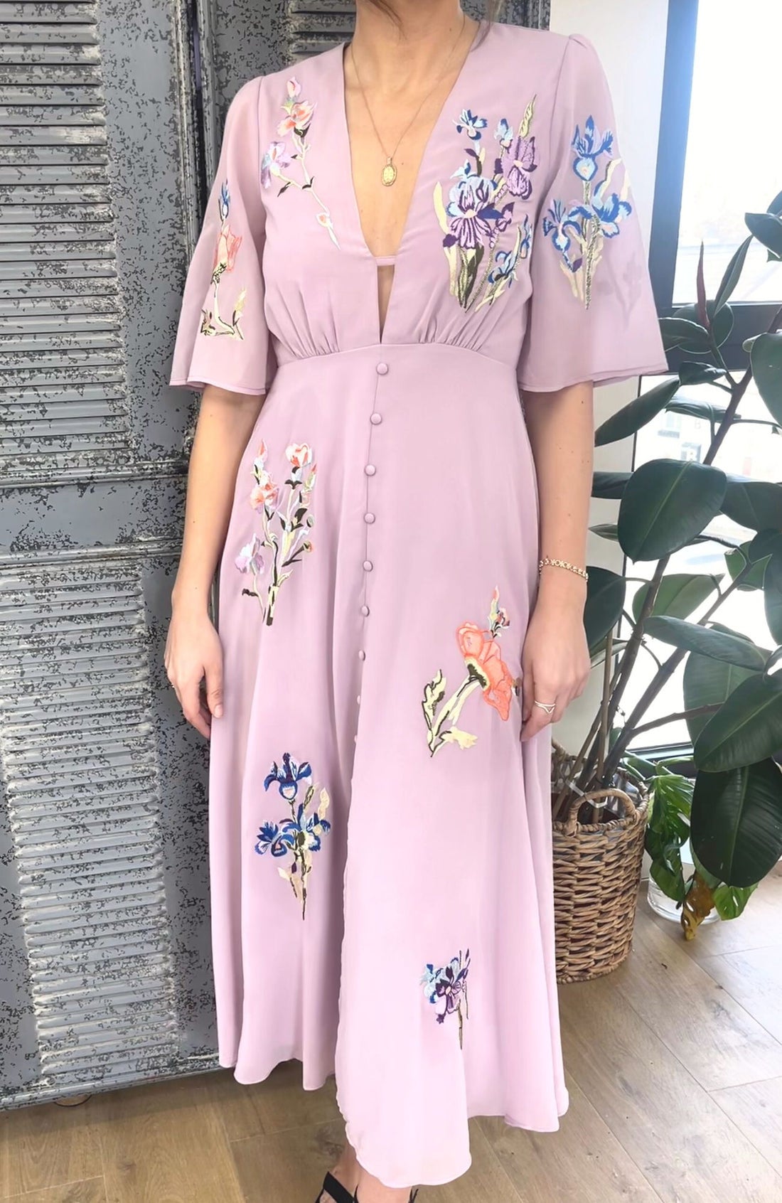 hope and ivy purple dress THE ALMA By Hope & Ivy £120.00